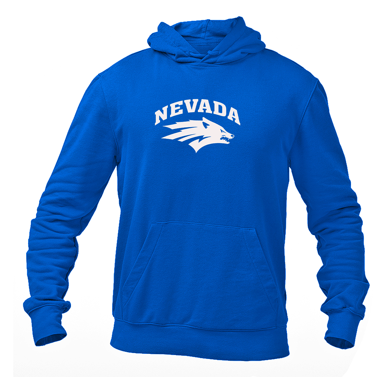 Men's Nevada Wolf Pack Logo Pullover Hoodie