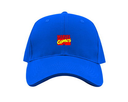 Marvel Comics Logo Dad Baseball Cap Hat