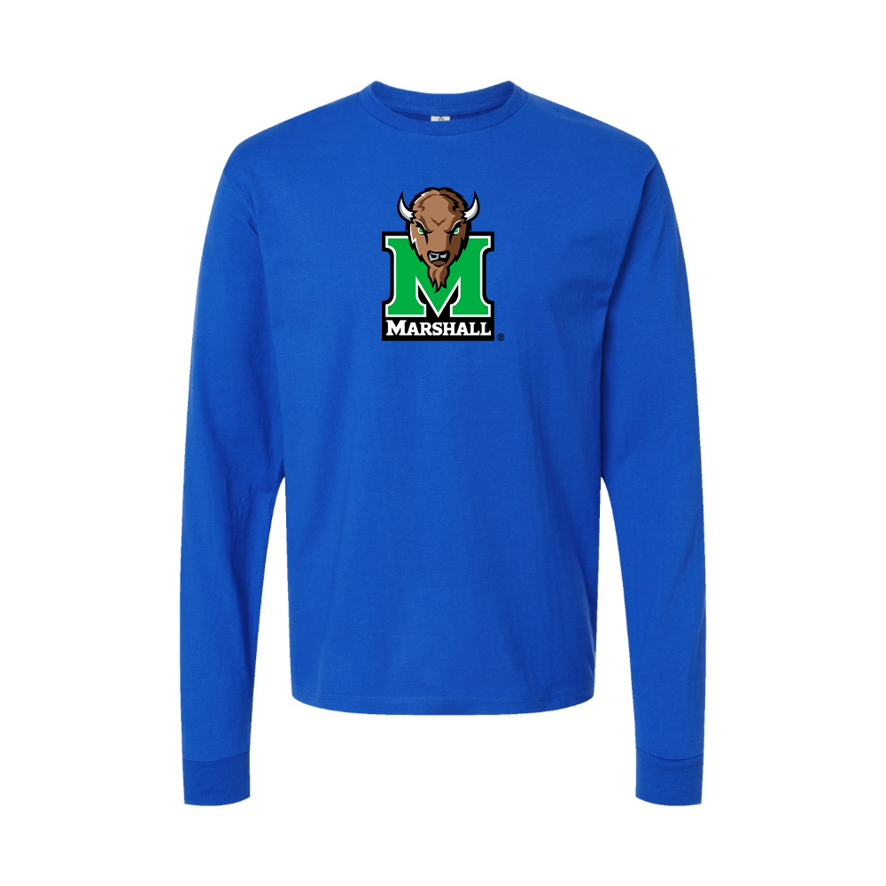 Men's Marshall Thundering Herd Logo Long Sleeve T-Shirt