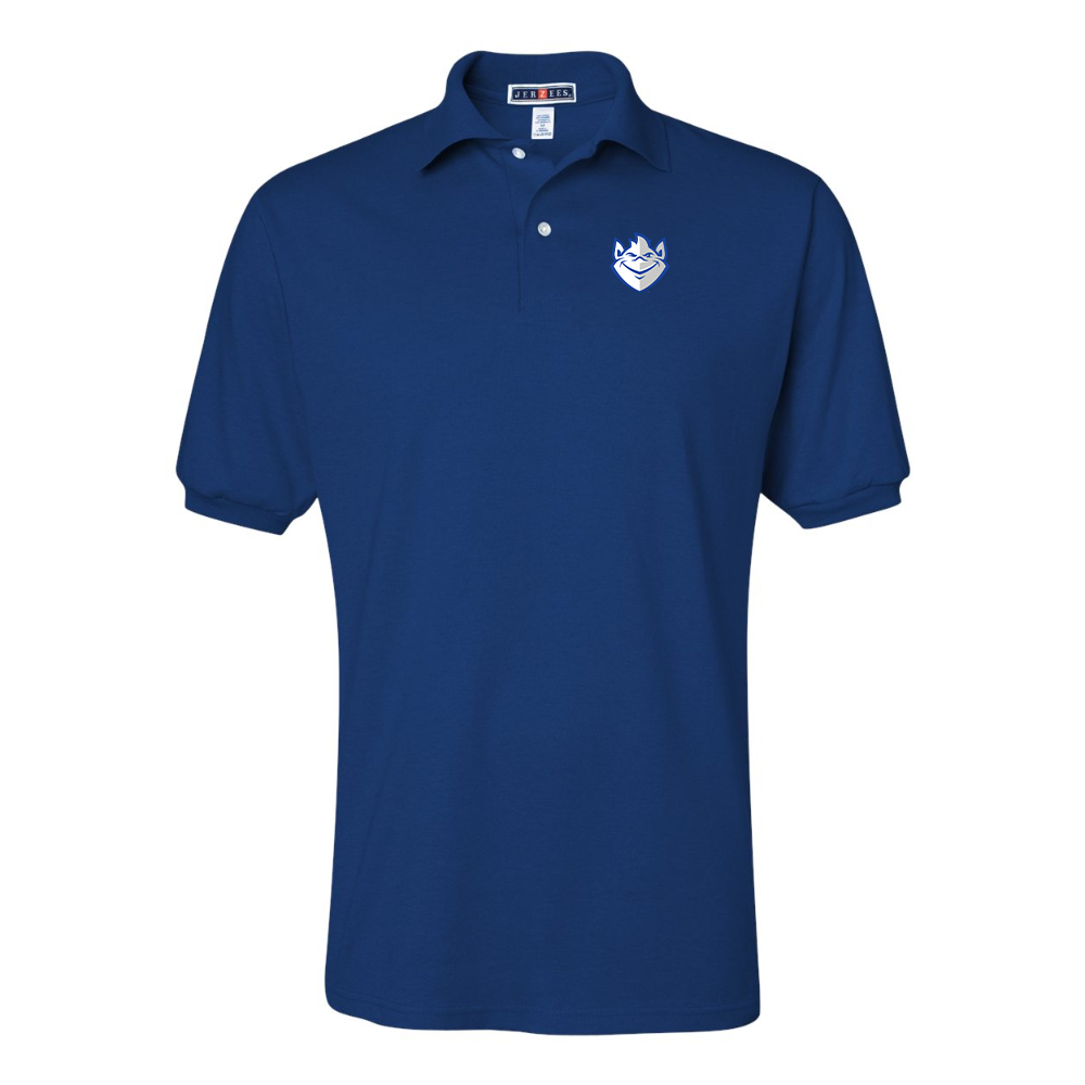 Men's Saint Louis Billikens Logo JERZEES  SpotShield polo