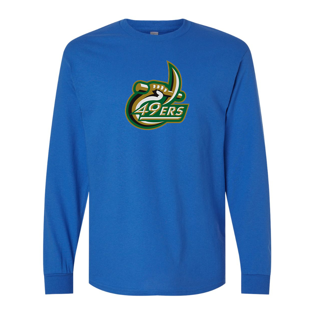 Men's Charlotte 49ers Gildan Heavy Cotton Long Sleeve T-Shirt