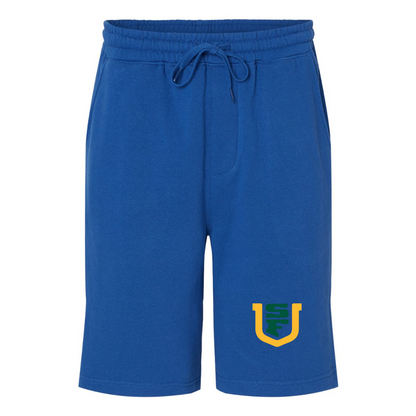 Men's San Francisco Dons Logo Independent Trading Co Midweight Fleece Shorts