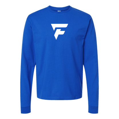 Youth Fittipaldi Logo Cotton Long Sleeve T-Shirt