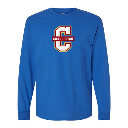 Men's  Charleston Cougars Gildan Heavy Cotton Long Sleeve T-Shirt