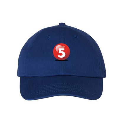 ABC TV5 Logo  Valucap Adult Bio-Washed Classic Dad Hat