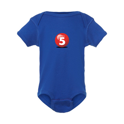 ABC TV5 Logo Rabbit Skins Infant Baby Rib Bodysuit