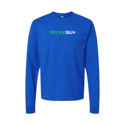 Men's Pandabuy Logo Long Sleeve T-Shirt