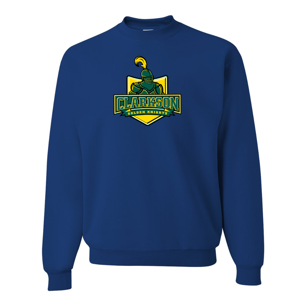 Men's Clarkson Golden Knights JERZEES NuBlend Crewneck Sweatshirt