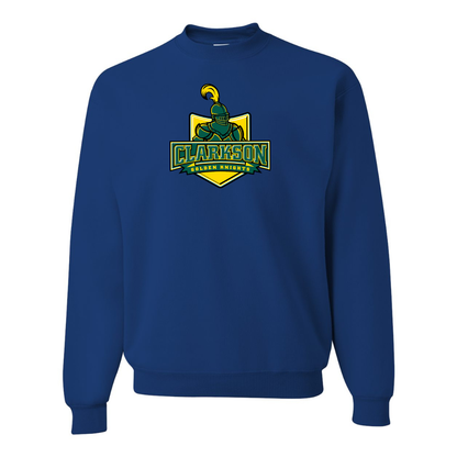 Men's Clarkson Golden Knights JERZEES NuBlend Crewneck Sweatshirt