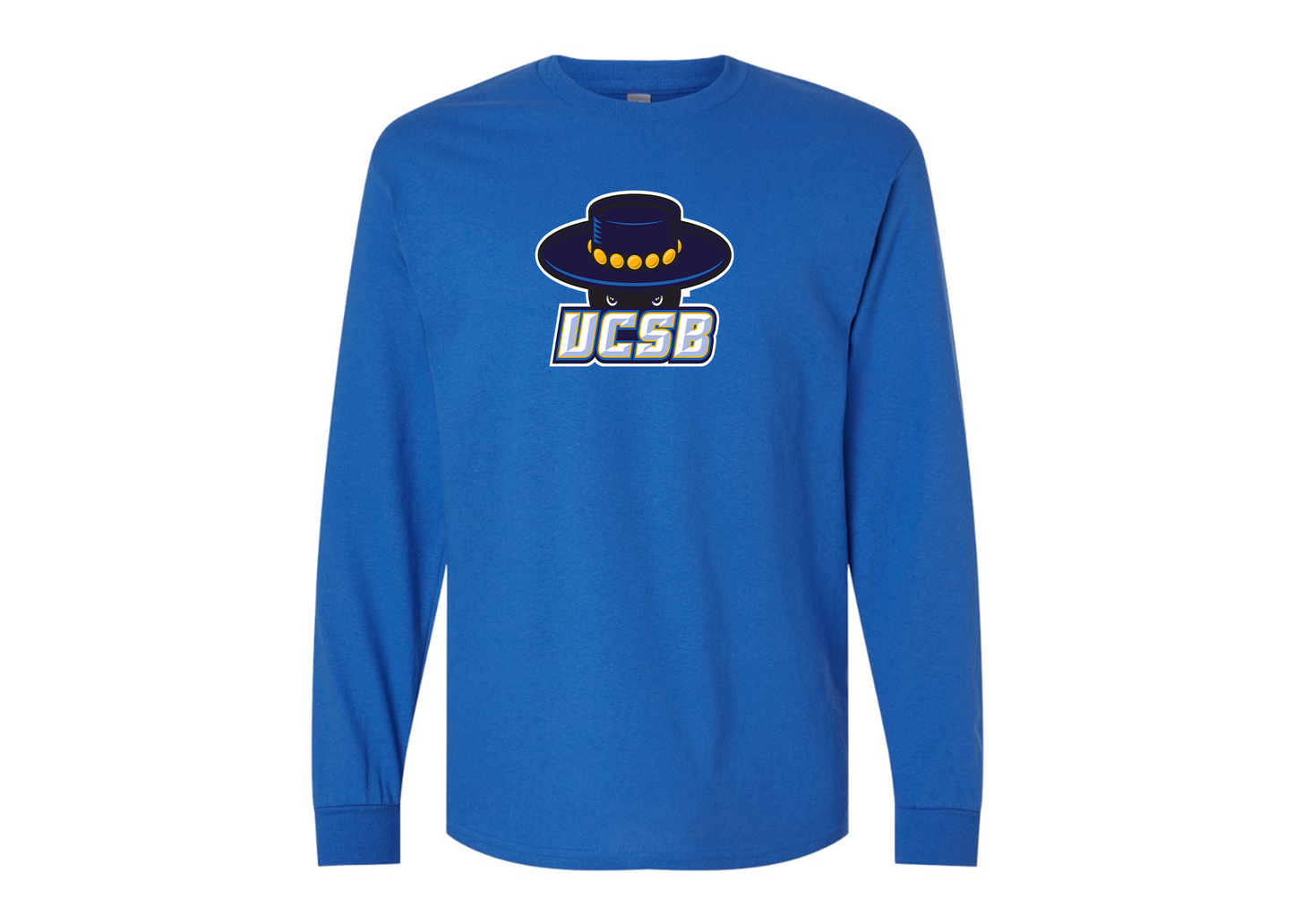Men's UCSB Gauchos Gildan Heavy Cotton Long Sleeve T-Shirt
