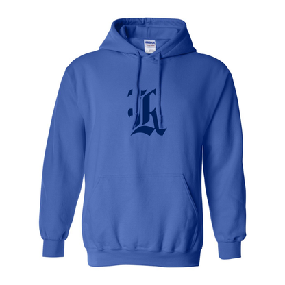 Men's Rice Owls Logo Gildan  Heavy Blend Hooded Sweatshirt