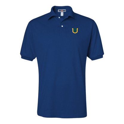 Men's San Francisco Dons Logo JERZEES  SpotShield polo