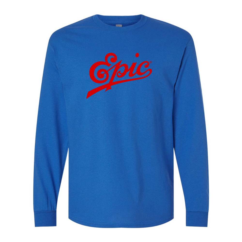 Men's Epic Records  Gildan Heavy Cotton Long Sleeve T-Shirt