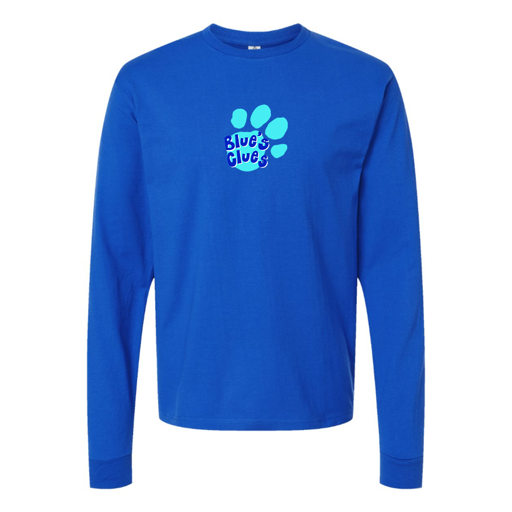 Men's Blues Clues Logo Long Sleeve T-Shirt