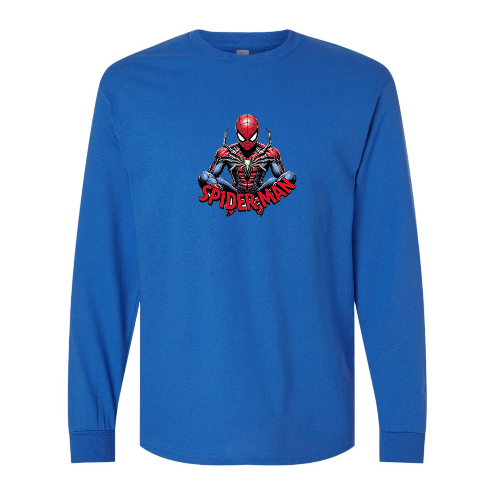 Men's Spider-Man 2025 Gildan Heavy Cotton Long Sleeve T-Shirt