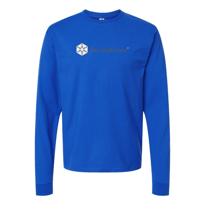 Men's SilverStone Logo Cotton Long Sleeve T-Shirt