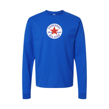 Youth Chuck Taylor All Star Logo Cotton Long Sleeve T-Shirt