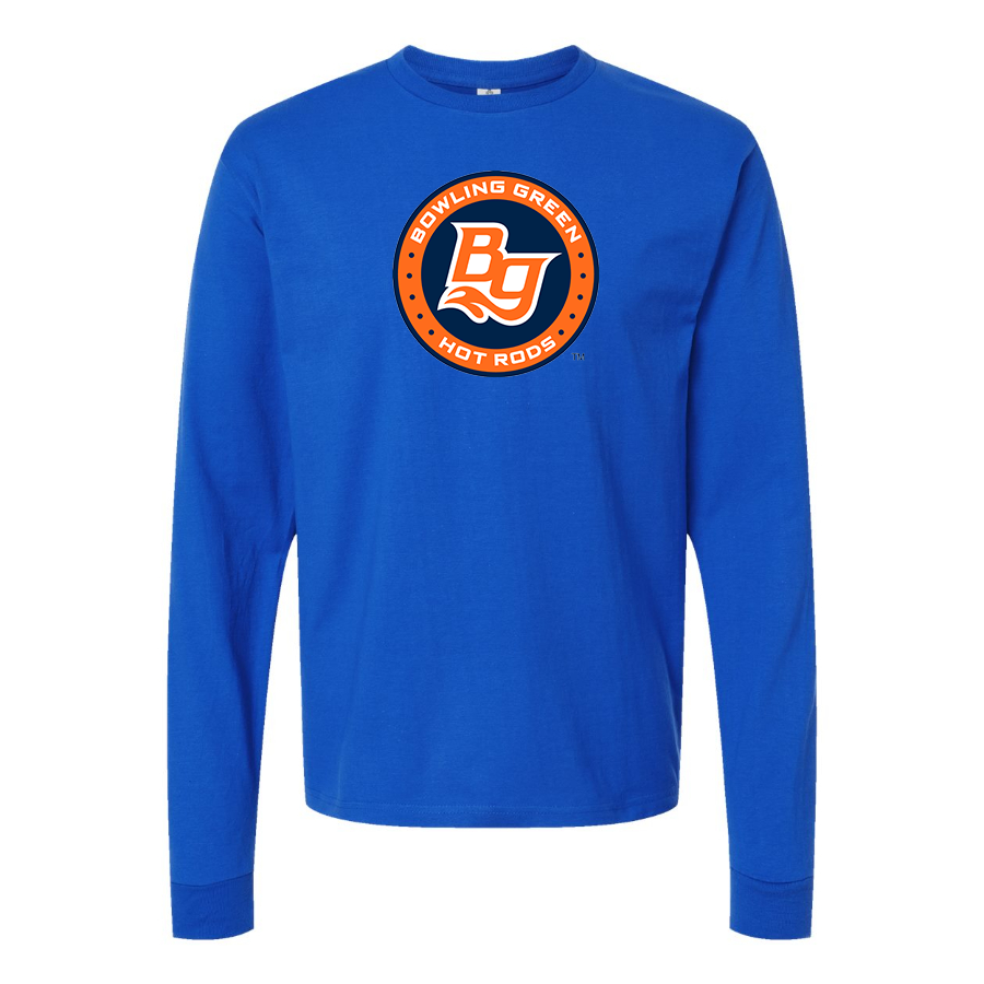 Youth Bowling Green Hot Rods Logo Long sleeves