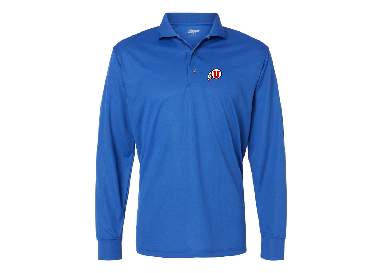 Men's Utah Utes Paragon Prescott Long Sleeve Polo