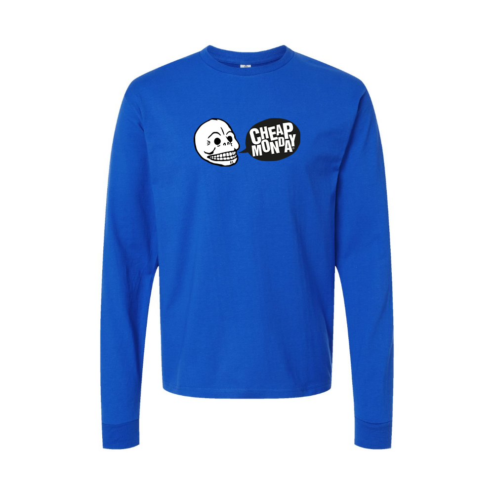 Men's Cheap Monday Logo Long Sleeve T-Shirt