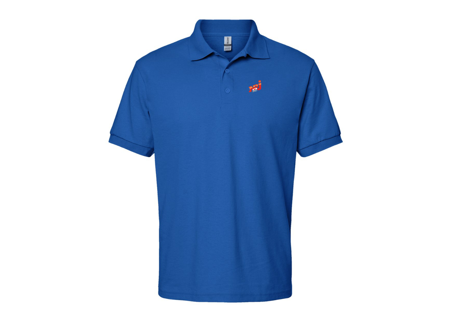 Men's NRJ 12 Logo Gildan Dry Blend Jersey Polo