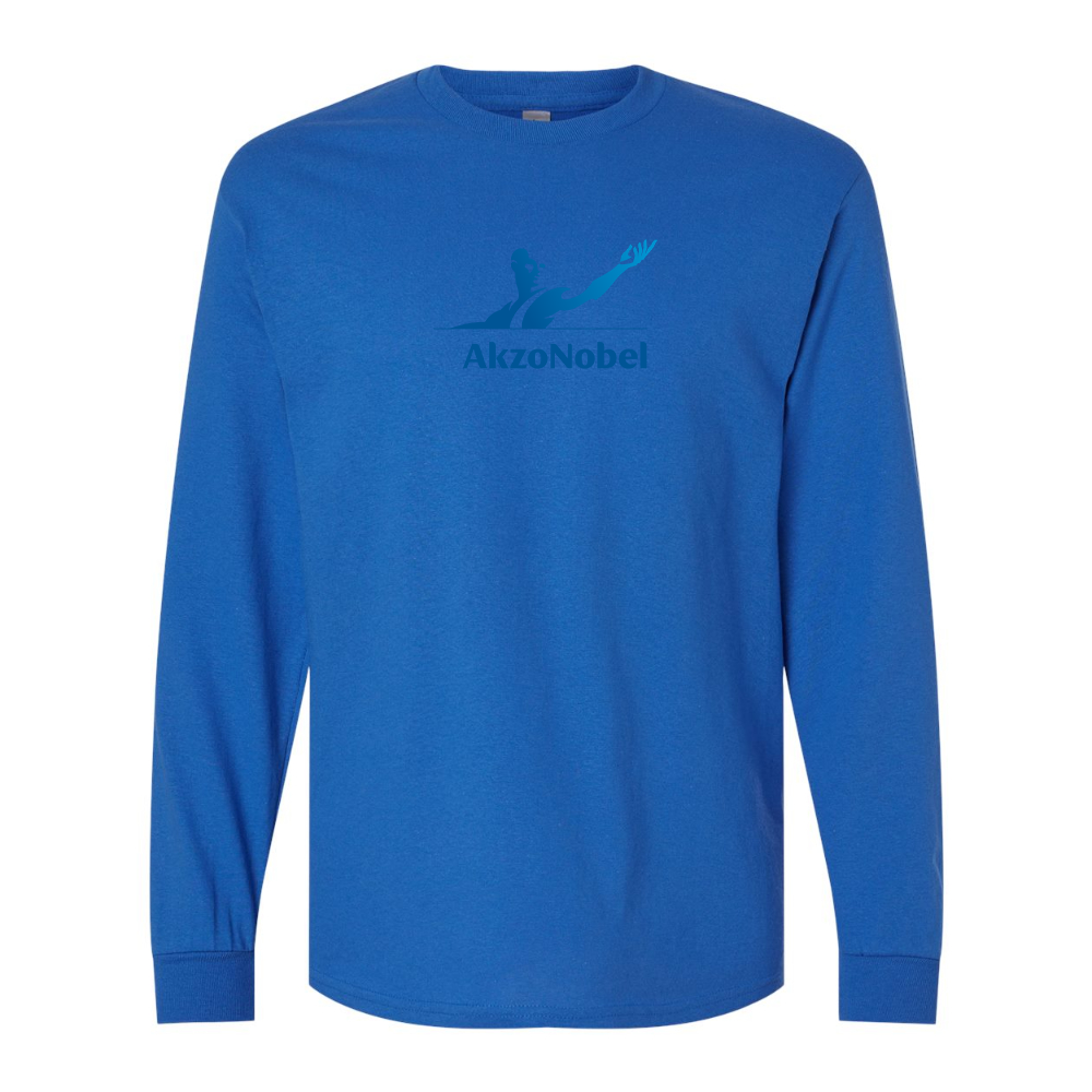 Men's AkzoNobel Logo Gildan Heavy Cotton Long Sleeve T-Shirt