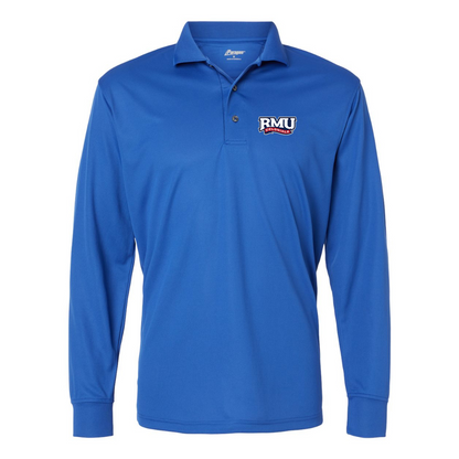 Men's Robert Morris Colonials Logo Paragon Prescott Long Sleeve Polo