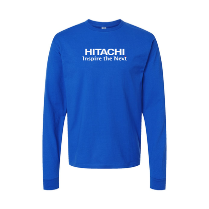 Youth Hitachi Logo Cotton Long Sleeve T-Shirt