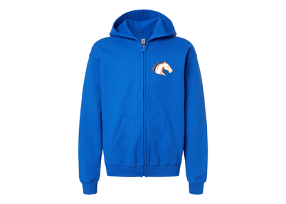 Gildan Heavy Blend Youth Texas Arlington Mavericks Full Zip Hooded Sweatshirt