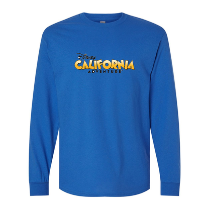 Men's Disney California Adventure Gildan Heavy Cotton Long Sleeve T-Shirt