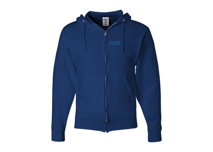 Men's People Magazine Logo JERZEES NuBlend Full-Zip Hooded Sweatshirt