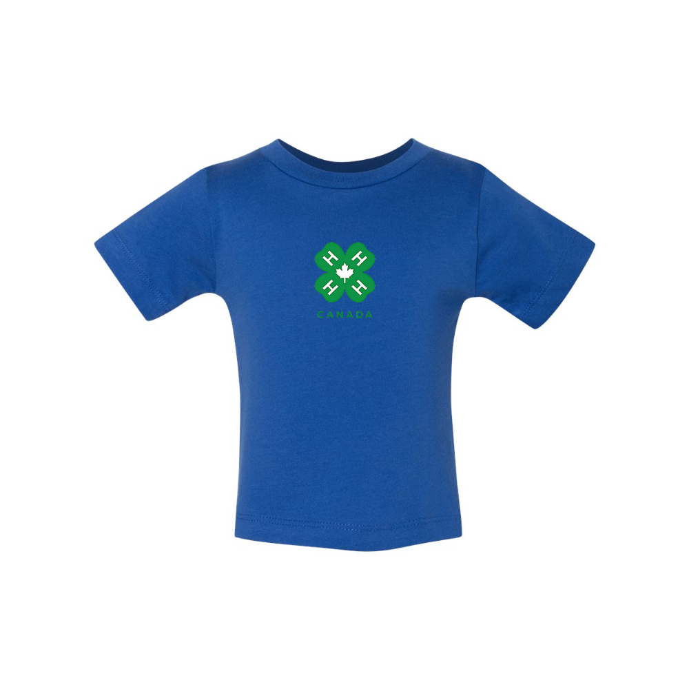 4H Canada Logo BELLA CANVAS Infant Jersey Tee