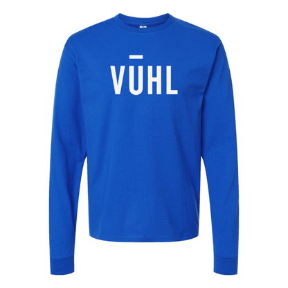 Men's VUHL Logo  Cotton Long Sleeve T-Shirt