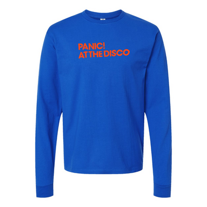 Youth Panic! At The Disco Logo Cotton Long Sleeve T-Shirt