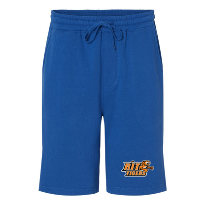 Men's RIT Tigers Logo Independent Trading Co Midweight Fleece Shorts