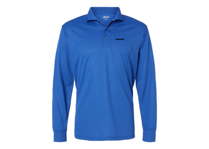 Men's Nasdaq Logo Paragon Prescott Long Sleeve Polo