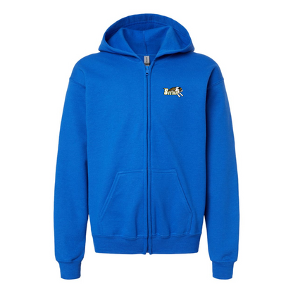 Gildan Heavy Blend Youth Full Zip Hooded Sweatshirt