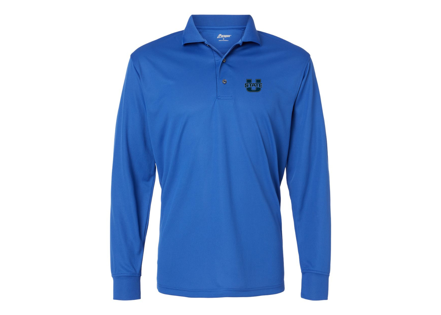 Men's Utah State Aggies Paragon Prescott Long Sleeve Polo