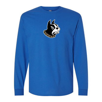 Men's Wofford Terriers Gildan Heavy Cotton Long Sleeve T-Shirt