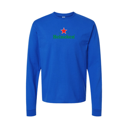 Youth Heineken Logo Cotton Long Sleeve T-Shirt
