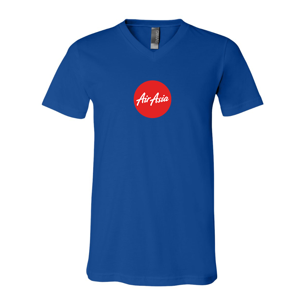 Air Asia Logo BELLA  CANVAS - Jersey V-Neck T-Shirt