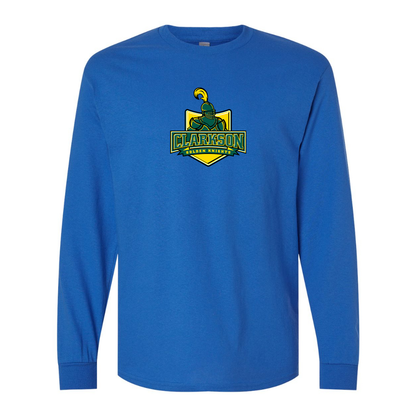 Men's Clarkson Golden Knights Gildan Heavy Cotton Long Sleeve T-Shirt