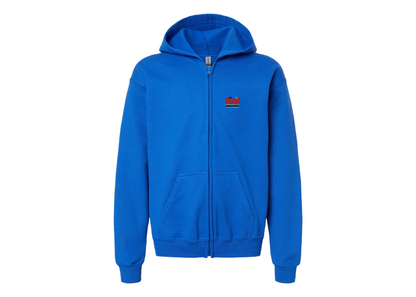 Gildan Heavy Blend Youth The Habit Burger Grill Full Zip Hooded Sweatshirt