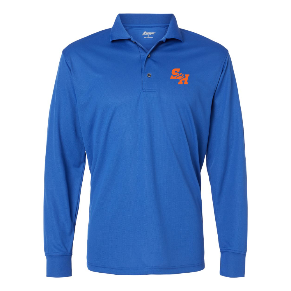 Men's Sam Houston State Bearkats Logo Paragon Prescott Long Sleeve Polo