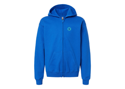 Gildan Heavy Blend Youth Beavertown Brewery Full Zip Hooded Sweatshirt
