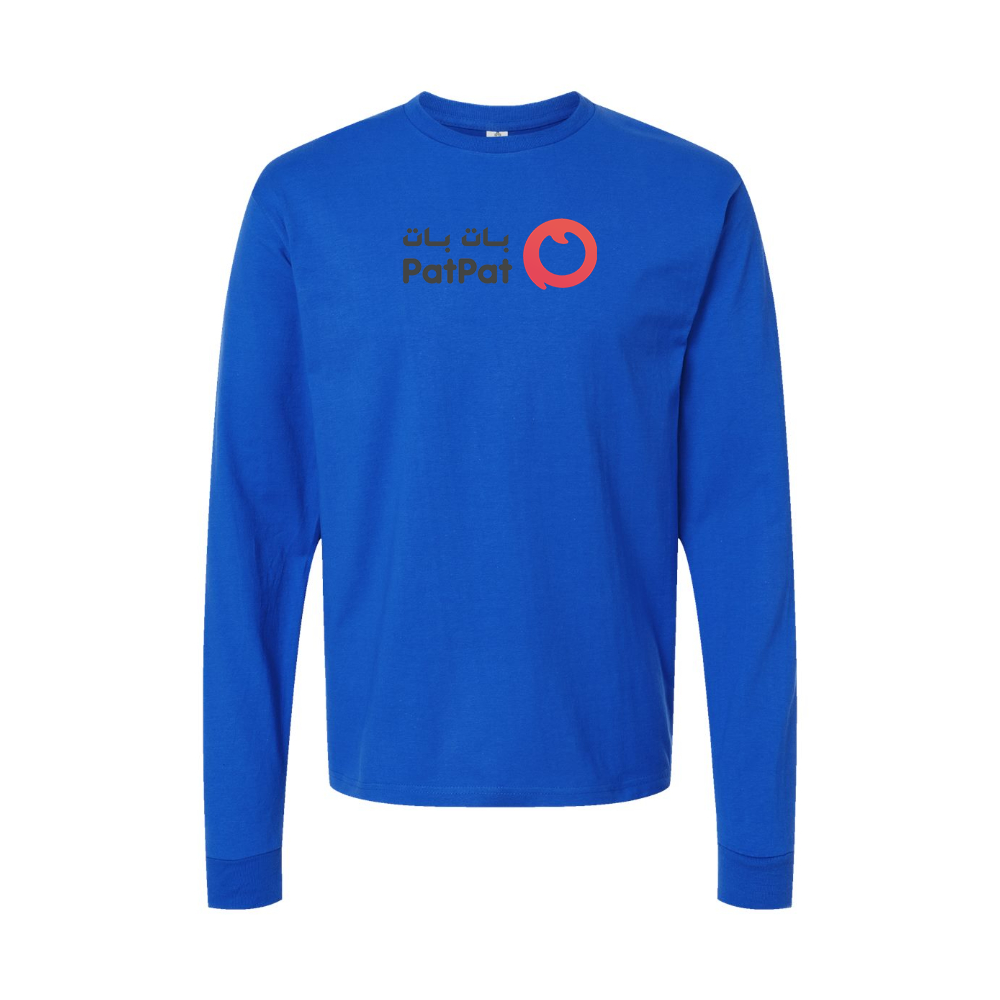 Men's PatPat Logo Long Sleeve T-Shirt