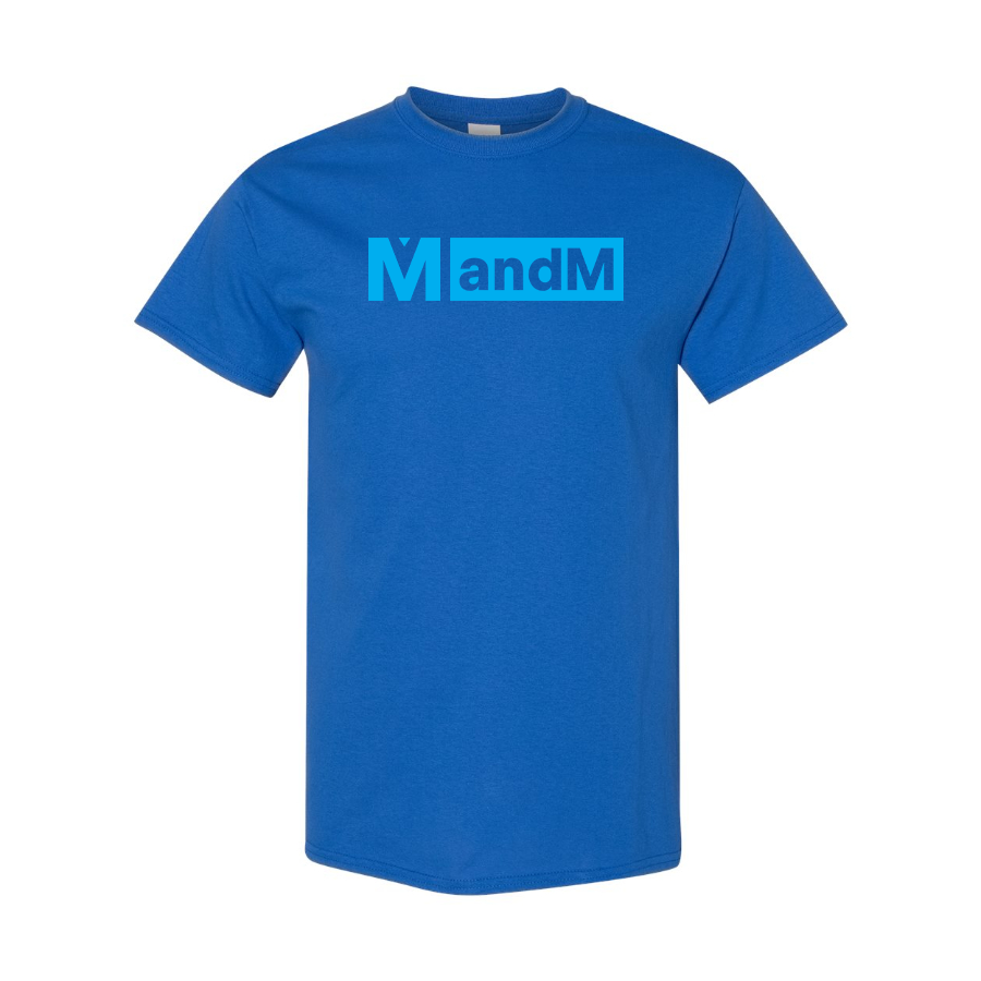 Men's MandM   Logo Cotton T-Shirt