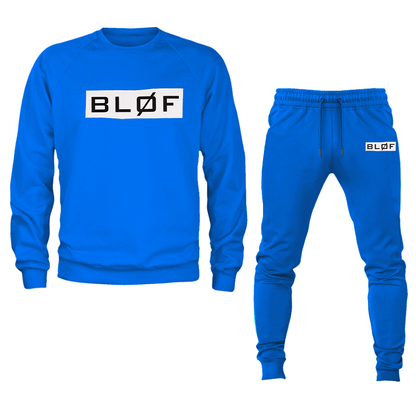 Men's  BLØF Crewneck Sweatshirt Joggers Suit