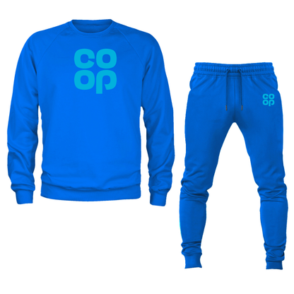 Men's CoOp Crewneck Sweatshirt Joggers Suit