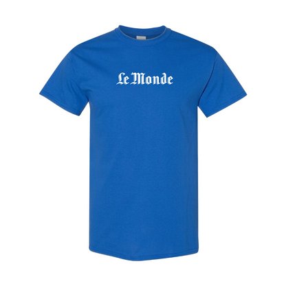 Men's Le Monde  Logo Cotton T-Shirt